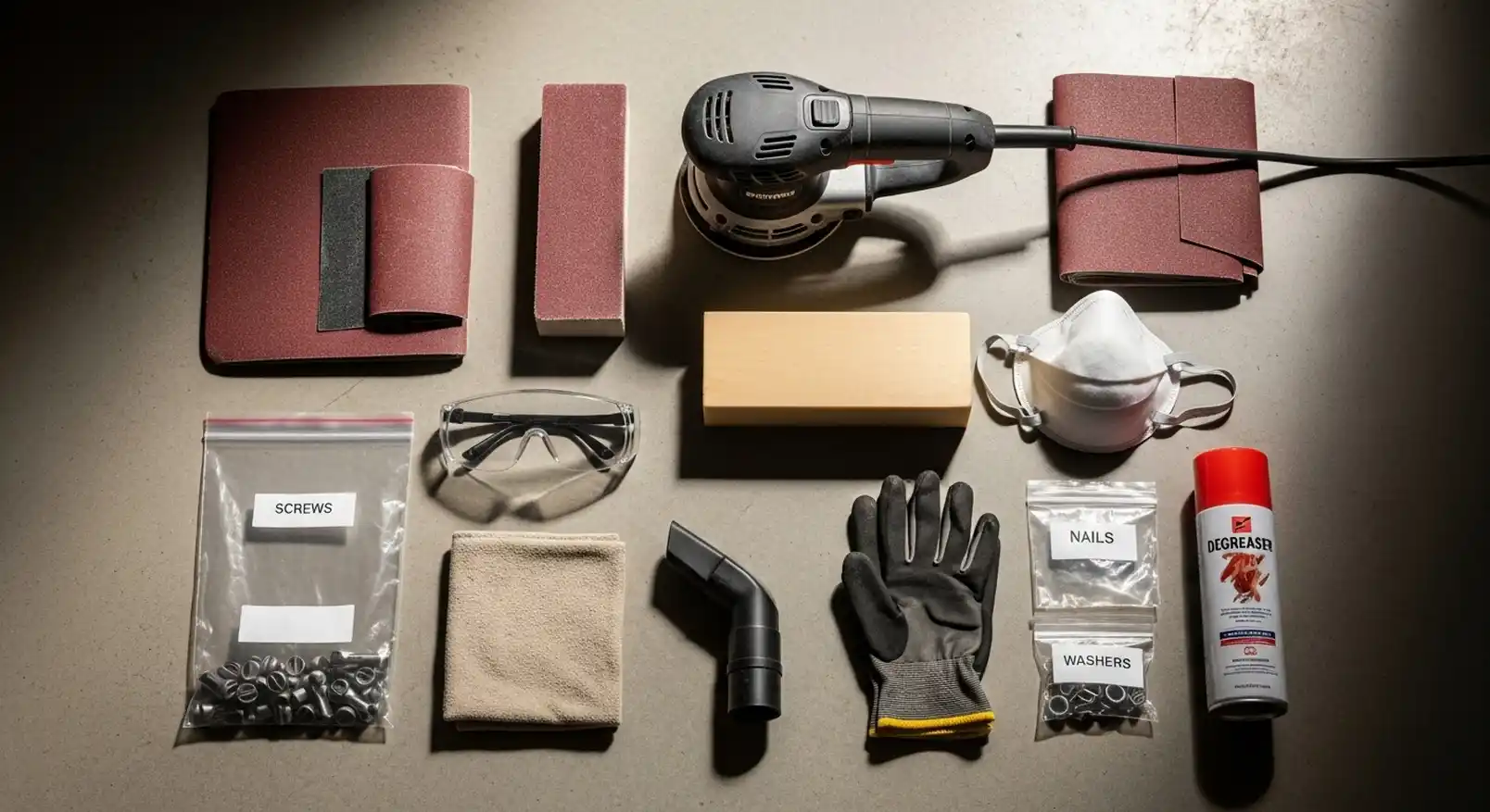 kitchen sanding tools