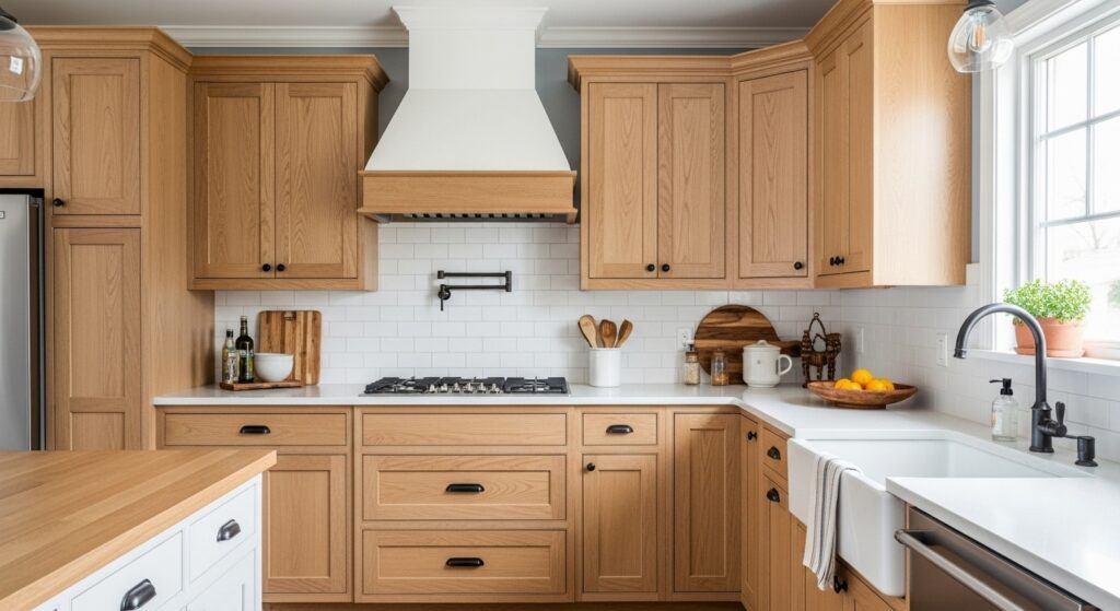 Wood Cabinet With SW Wall