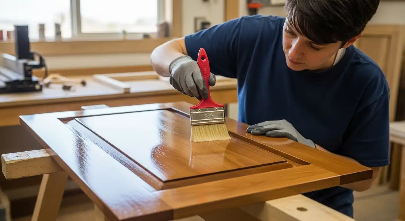 cabinet panel polishing