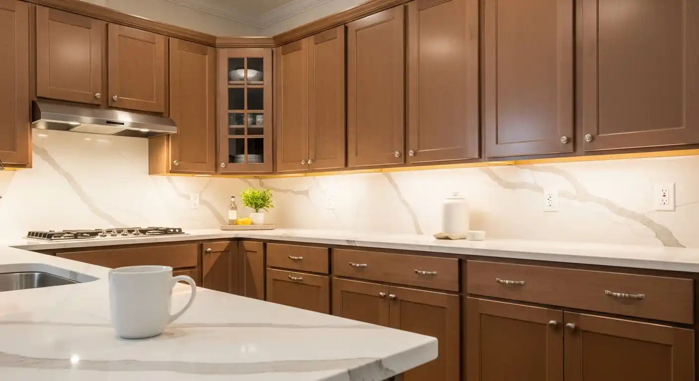 wooden kitchen cabinets
